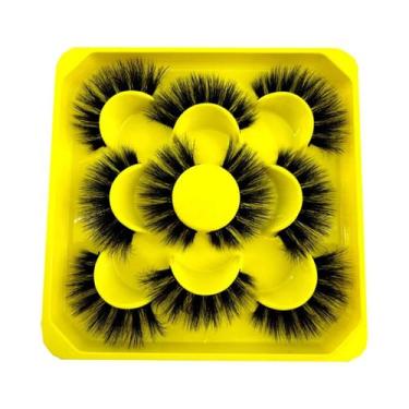 Imagem de Cílios Postiços Naturais 3D De Mink Falso MKYDCG Dramáticos Com Volume