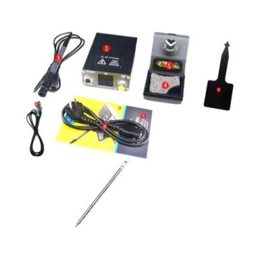 Imagem de Estação De Soldagem Digital De 75W Com Display, Temperatura Constante,