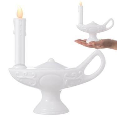 Imagem de Teenyyou 1 lâmpada de graduação de enfermeira alimentada por bateria (pilhas não incluídas) vela LED para presente da semana dos enfermeiros (branco completo, grande)