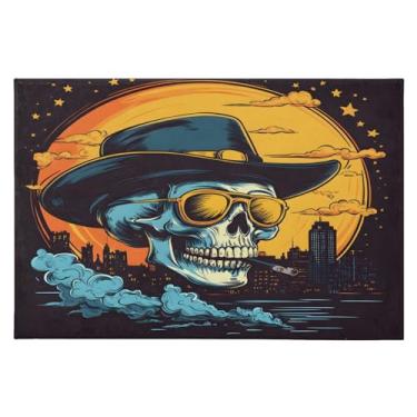 Imagem de CEBUGI Tapete de área 60 x 90 cm, macio, lavável, antiderrapante, com revestimento de borracha, para sala de estar, quarto, decoração de casa