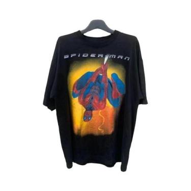 Imagem de Camiseta De Manga Curta Com Estampa Do Homem-Aranha Para Homens E Mulh