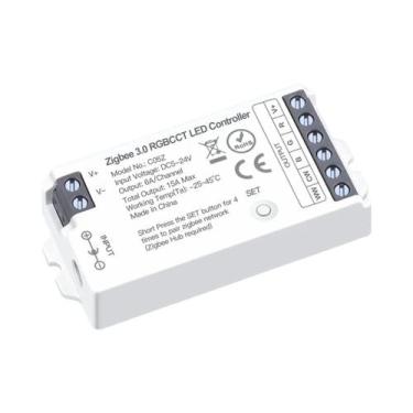 Imagem de Controlador De Fita LED RGB Zigbee 3.0 Interruptor Dimmer Inteligente 