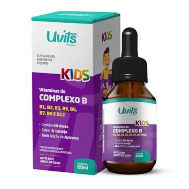 Imagem de Vitamina Complexo B Kids Líquida 60ml com 60 Doses - Uvits