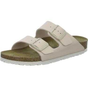 Imagem de Birkenstock Sapatilhas clássicas femininas, 4/4.5, Bege novo, 36