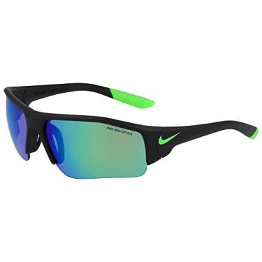 Imagem de Nike Óculos de sol EV0910-013 Skylon Ace Xv Jr R preto fosco cor da moldura, cinza com tonalidade de lente espelhada verde
