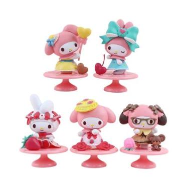 Imagem de Conjunto De Brinquedos Em Caixa Surpresa Da Série Pijamas Kawaii 6 Peç