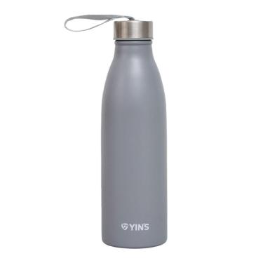 Imagem de Garrafa Térmica Yins Fortune Aço Inox 750ML - Cinza Único-Unissex