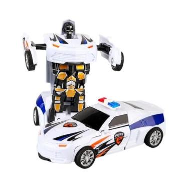 Imagem de Brinquedo De Carro Robô 2 Em 1 Para Crianças, Transformação Automática