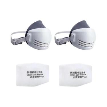 Imagem de Máscara Industrial Com Filtro Substituível 20, Pintura Polida, Antifou