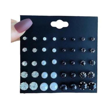 Imagem de Conjunto De Brincos De Pérola Coloridos Para Mulheres, Joias De Moda M