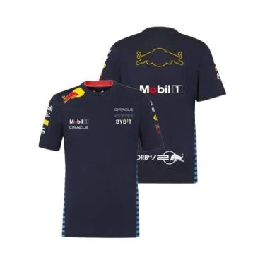 Imagem de Camiseta Masculina Red Bull 2025 Primavera Outono Corrida Ciclismo Cas