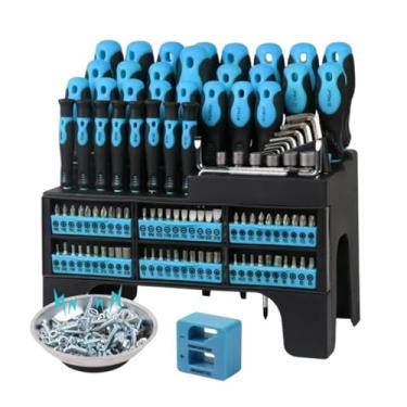 Imagem de Kit De Chaves De Fenda,Ferramenta para Reparo de Eletrônicos,Conjunto de Ferramentas com Estojo - para Manutenção de Eletrónicos Computadores Relógios Óculos