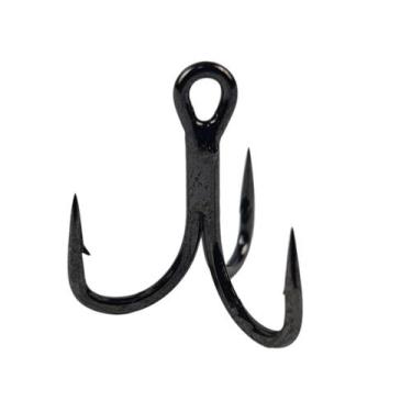 Imagem de Garateia Treble Hooks 4X Lori Nº 6 Black - 100 Peças - Lori Fishing