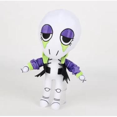 Imagem de Dandy's World Pelúcia Ribecca, Rebecca, boneco de Pelúcia Infantil, Personagem de Jogo, Branco e Roxo 30 cm