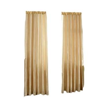 Imagem de Cortina De Pólo De Cetim Em Cor Sólida Para Decoração De Sala De Estar
