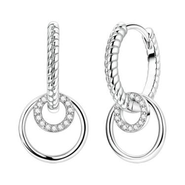 Imagem de Brinco original 925 prata esterlina cereja arco pendientes para mulher