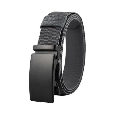 Imagem de Cinto Tático Masculino De Tamanho Grande Em Nylon Elástico Com Fivela 