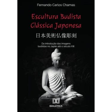 Imagem de Escultura Budista Clássica Japonesa-Português