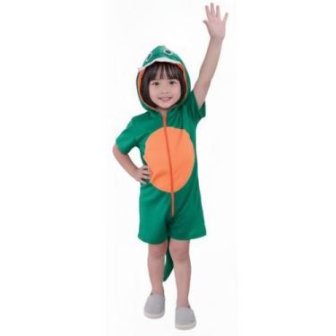 Imagem de Fantasia Infantil Roupa Safari Leão Porco Coelho Tubarão Com Zíper e R