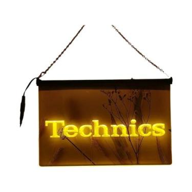 Imagem de Letreiro De LED Neon Com Efeitos De Toca-discos, Música DJ E Escultura