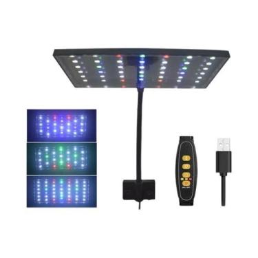Imagem de Luz LED Para Aquário Com Brilho Ajustável E Dimmer, Lâmpada De Crescim