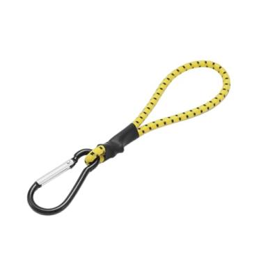 Imagem de Lljsszr Corda Elástica, Tira Elástica, Corda Elástica Mini, Cordas Elásticas para Lona, ​​coberturas de Camping Ao Ar Livre, Amarelo Preto