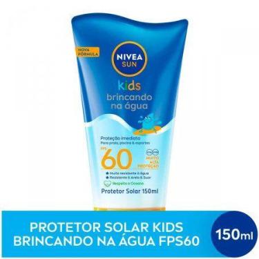 Imagem de Protetor Solar Infantil Nivea Sun Kids Brincando Na Água FPS60 150ml, 