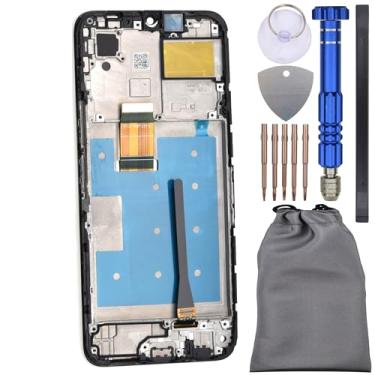 Imagem de Digitalizador de tela sensível ao toque com moldura para Honor 70 Lite Preto 6.5