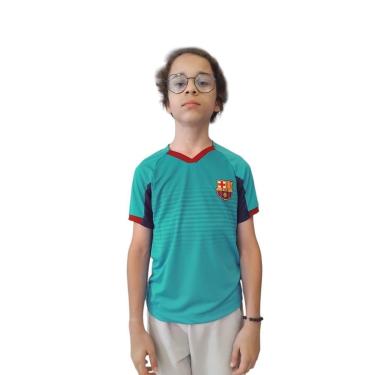 Imagem de Camiseta Barcelona Phoenix Infantil Juvenil Licenciada Azul-Masculino