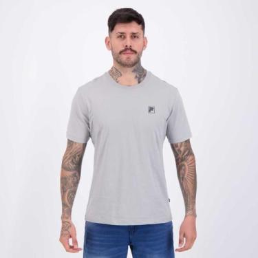 Imagem de Camiseta Fila Comfort Classic Cinza, GG