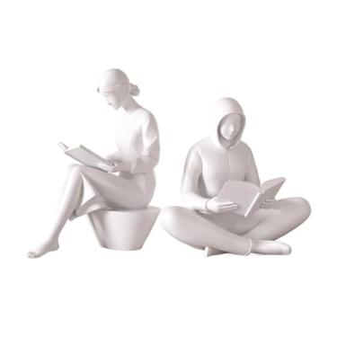 Imagem de Terminais de livros modernos, suportes de livros minimalistas, enfeites para casa, escritório, prateleiras de biblioteca