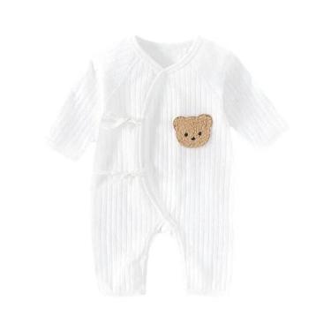 Imagem de Macacão De Algodão Unissex Para Bebês, Roupas Para Recém-Nascidos Com 