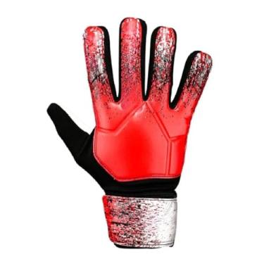Imagem de Luva de Goleiro para Futebol | Alta Aderência e Proteção | Ideal para Campo e Society | Treino e Partidas Oficiais(VERMELHO/PRETO,9)