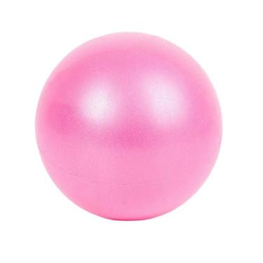 Imagem de Bola de ioga Pilates fitness feminina azul 25 cm mini bola de ioga exercício de equilíbrio interno 、acabamento fosco espesso de PVC (rosa)