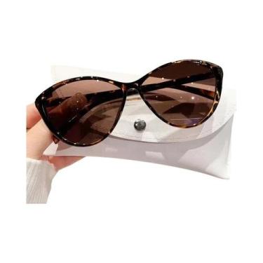 Imagem de Óculos De Sol Vintage Unissex Estilo Gato Redondo, Óculos Circulares O