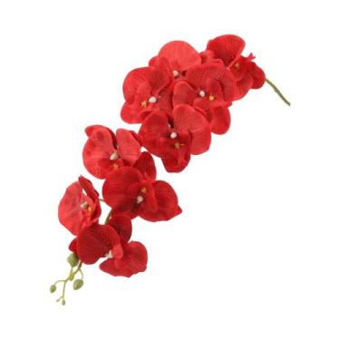 Imagem de Orquídea Borboleta Artificial Phalaenopsis: Flores Artificiais Para De