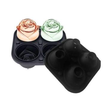 Imagem de Forma De Silicone Para Gelo De Fácil Liberação Para Uísque, Coquetéis 