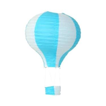 Imagem de Lanternas De Papel Em Forma De Balão De Ar Quente DIY De 12 Polegadas 