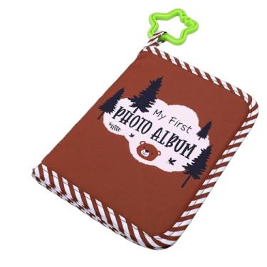Imagem de Yosoo Álbum de Fotos do bebê, 4x6 Polegada 17 Fotos Livro de Memória Com Gancho de Segurança e Espelho, para Recém-nascidos Criança Chuveiro do bebê Gênero Revelar