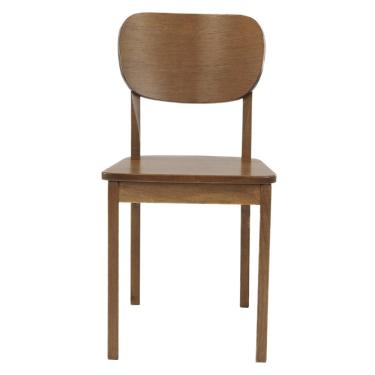 Imagem de Cadeira Bahia com Assento em Madeira Tauari com acabamento Verniz Amêndoa