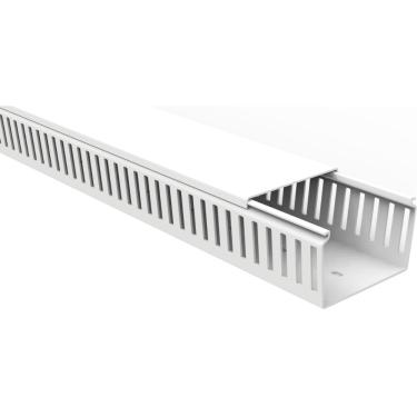 Imagem de Canaleta para Painel Tramontina Semiaberta Branca 80x50x2000 mm