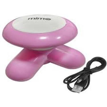 Imagem de Mini Massageador Portátil Relaxante 3 Pontos Pilha Cores