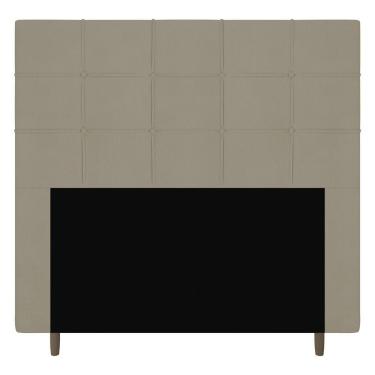 Imagem de Cabeceira Cama Box Casal Queen Size Leiria 160cm Bege