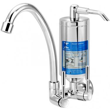 Imagem de Torneira Com Filtro Para Cozinha Abs Stilo 1-4 De Volta C31 Cromada De Parede - Vtf700cwb - Esteves