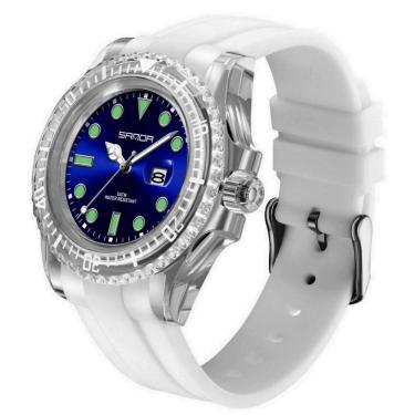 Imagem de Relógio De Quartzo Feminino Casual Alça De Silicone A Prova De D´agua