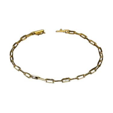 Imagem de Pulseira 3mm Tijolinho De Quina Banhado