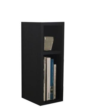 Imagem de Mesa De Cabeceira Nicho Suspenso Preto Em Mdf