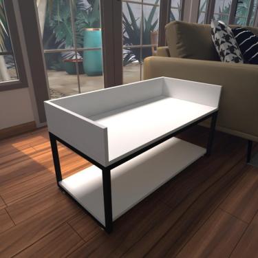 Imagem de Cama Cachorro Caes Pequenos Casa Pet Caminha Casinha Mdf Branco Branca