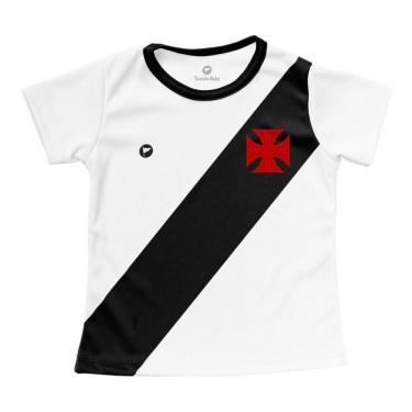 Imagem de Camisa Infantil Vasco Baby Look Branca Oficial