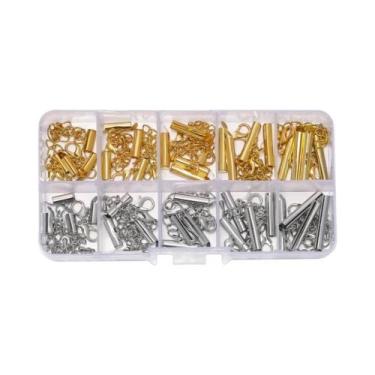 Imagem de Conectores De Fecho Lagosta De 10-25mm Para Pulseiras, 20 Conjuntos, K